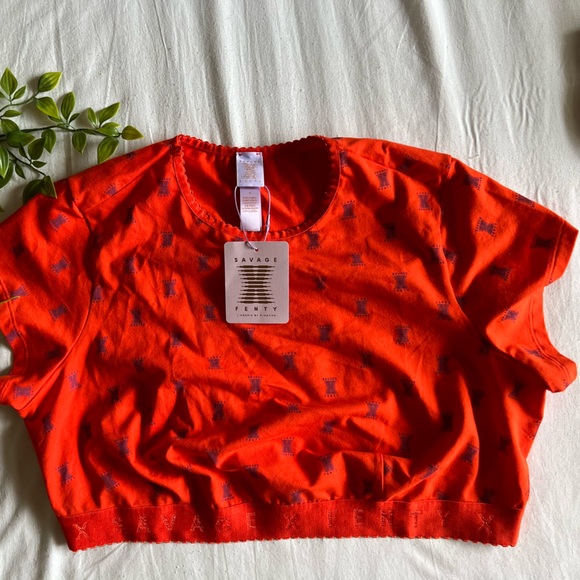 Savage X Fenty Cotton Jersey Crop Top ✨ - Picture 1 of 7